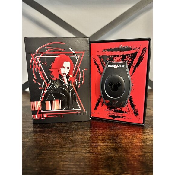 Disney Marvel Black Widow Avengers MagicBand LE 1500 Unlinked - Picture 1 of 7